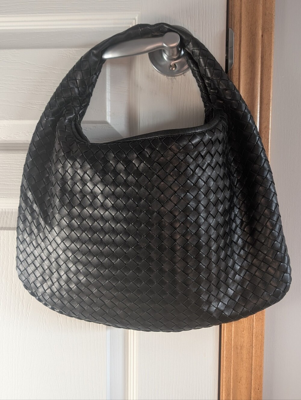 Bottega Veneta Black Hobo Shoulder Bag